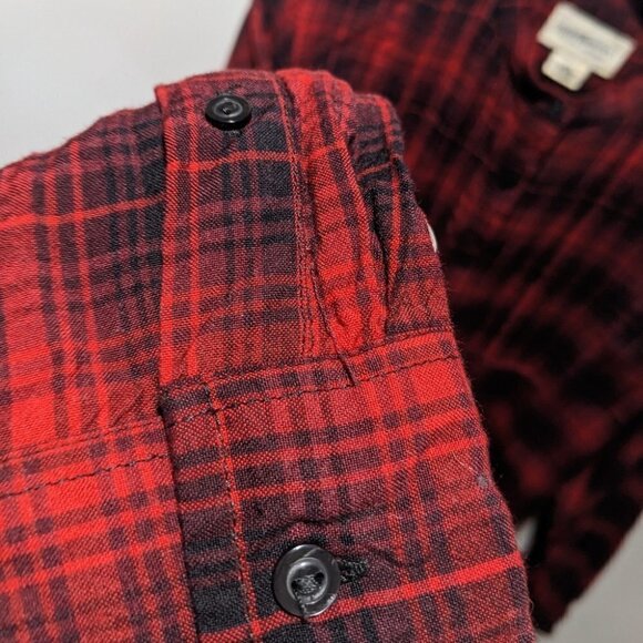 Rl Denim & Supply | Button Down tunic in red plaid - Picture 6 of 9